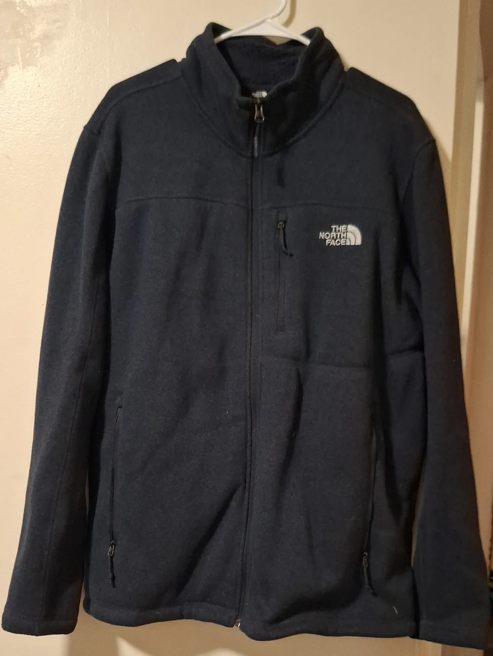 The North Face Men’s Navy Full-Zip Fleece Jacket